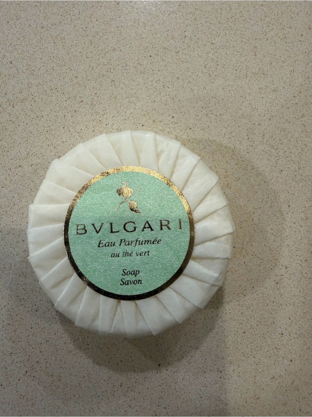 BVLGARI Eau Parfumée au Thé Vert Luxury Bath Soap Bar 50g / 1.7 oz New - Picture 2 of 5